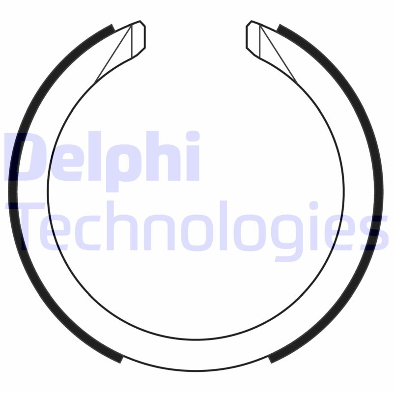 Brake Shoe Set, parking brake (LS2169)