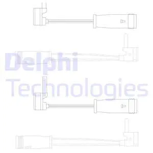 Warning Contact, brake pad wear (LZ0163)