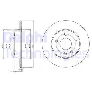 Brake Disc (BG3406C)