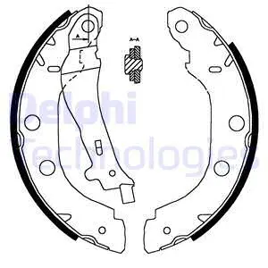 Brake Shoe Set (LS1828)