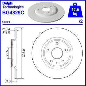 Brake Disc (BG4829C)