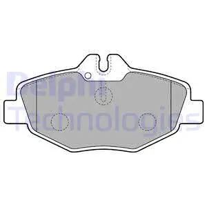 Brake Pad Set, disc brake (LP1791)