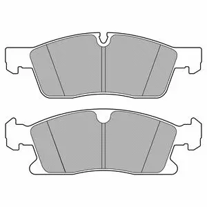 Brake Pad Set, disc brake (LP3628)