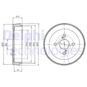 Brake Drum (BF411)