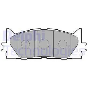 Brake Pad Set, disc brake (LP2169)