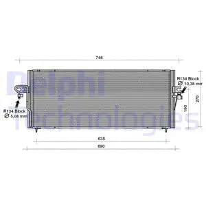 Condenser, air conditioning (TSP0225128)