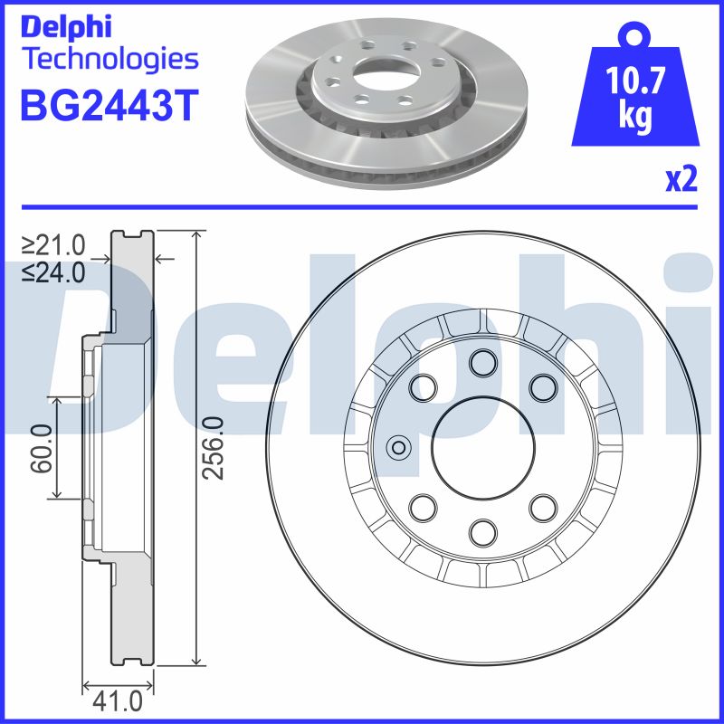Brake Disc (BG2443T)