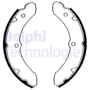 Brake Shoe Set (LS1523)