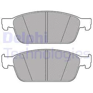 Brake Pad Set, disc brake (LP2495)