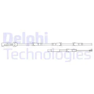 Warning Contact, brake pad wear (LZ0237)