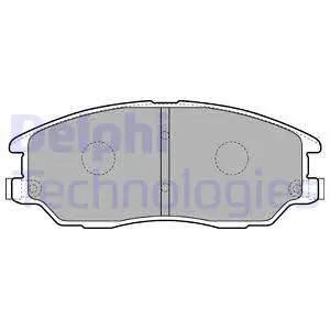 Brake Pad Set, disc brake (LP1857)