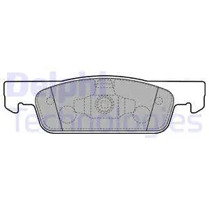 Brake Pad Set, disc brake (LP2479)