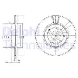 Brake Disc (BG2772)