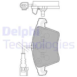 Brake Pad Set, disc brake (LP1913-18B1)