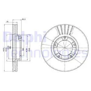 Brake Disc (BG3174)