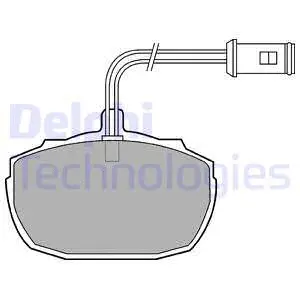 Brake Pad Set, disc brake (LP426)