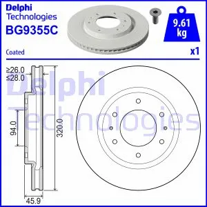 Brake Disc (BG9355C)