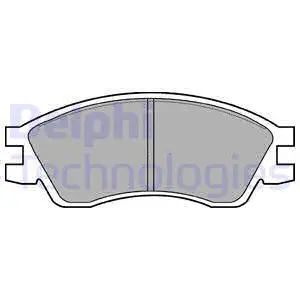 Brake Pad Set, disc brake (LP819)