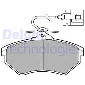 Brake Pad Set, disc brake (LP769)