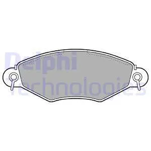 Brake Pad Set, disc brake (LP1617)