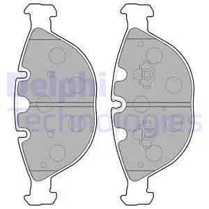 Brake Pad Set, disc brake (LP1798)