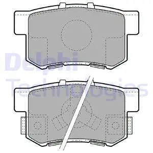 Brake Pad Set, disc brake (LP1972)