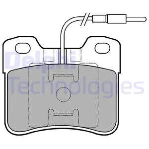 Brake Pad Set, disc brake (LP703)