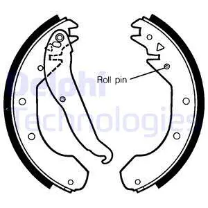 Brake Shoe Set (LS1297)