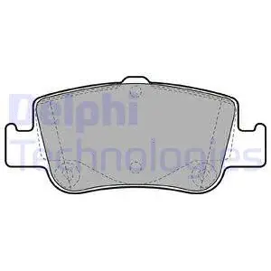 Brake Pad Set, disc brake (LP2103)