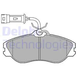 Brake Pad Set, disc brake (LP706)