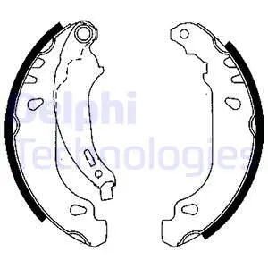 Brake Shoe Set (LS1844)