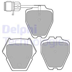 Brake Pad Set, disc brake (LP1633)
