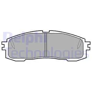 Brake Pad Set, disc brake (LP577)