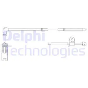 Warning Contact, brake pad wear (LZ0184)