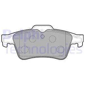 Brake Pad Set, disc brake (LP3303)