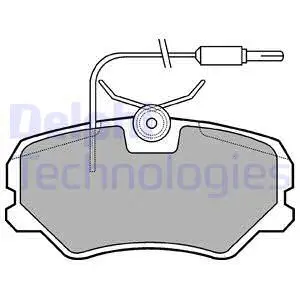 Brake Pad Set, disc brake (LP564)