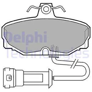 Brake Pad Set, disc brake (LP557)