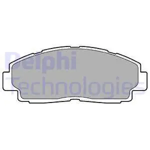 Brake Pad Set, disc brake (LP1432)