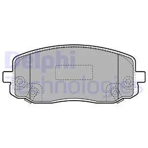 Brake Pad Set, disc brake (LP1933)