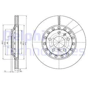 Brake Disc (BG3958)