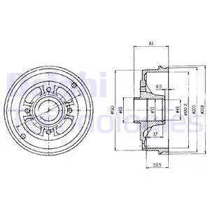 Brake Drum (BF426)