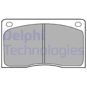 Brake Pad Set, disc brake (LP132)