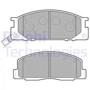 Brake Pad Set, disc brake (LP1758)