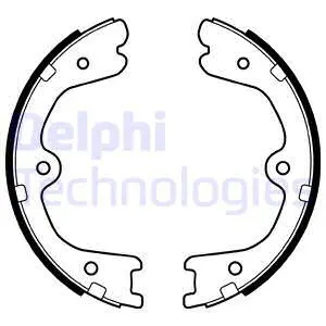 Brake Shoe Set, parking brake (LS2037)