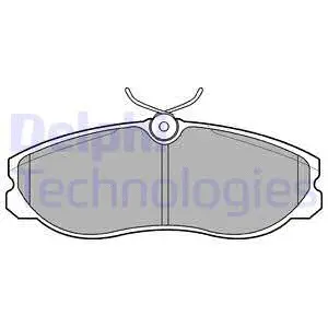 Brake Pad Set, disc brake (LP847)