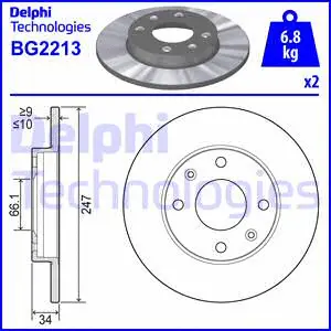 Brake Disc (BG2213)