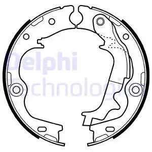Brake Shoe Set, parking brake (LS2083)