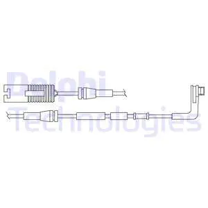 Warning Contact, brake pad wear (LZ0178)