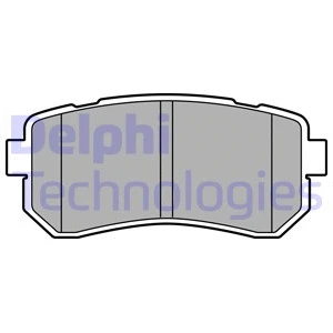 Brake Pad Set, disc brake (LP3576)