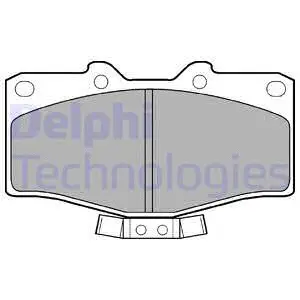Brake Pad Set, disc brake (LP951)